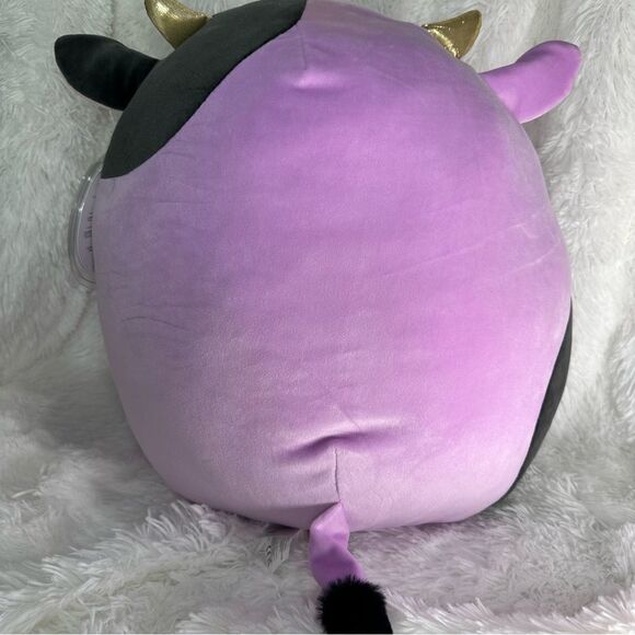 Squishmallows Alexie the Purple Cow - Picture 4 of 5